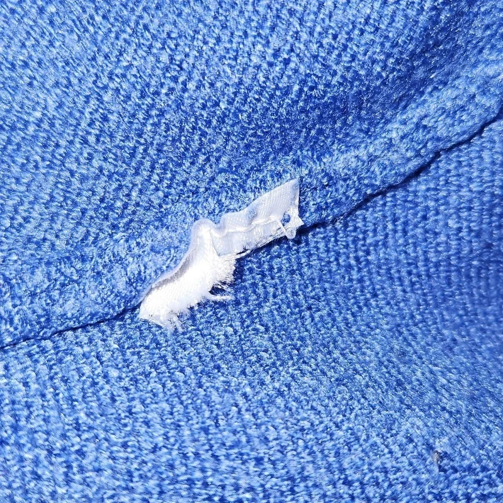 Zara blue knit polo sweater - Picture 9 of 11
